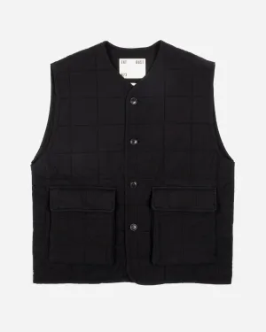 Battle Vest Cotton Quilt Black