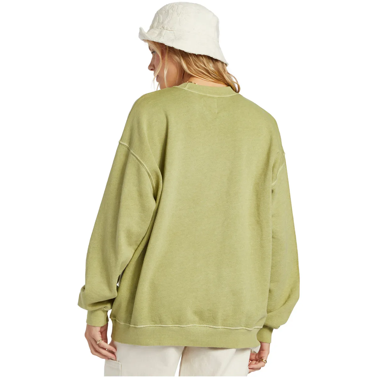 Billabong Women's Ride In Oversized Crew Sweatshirt