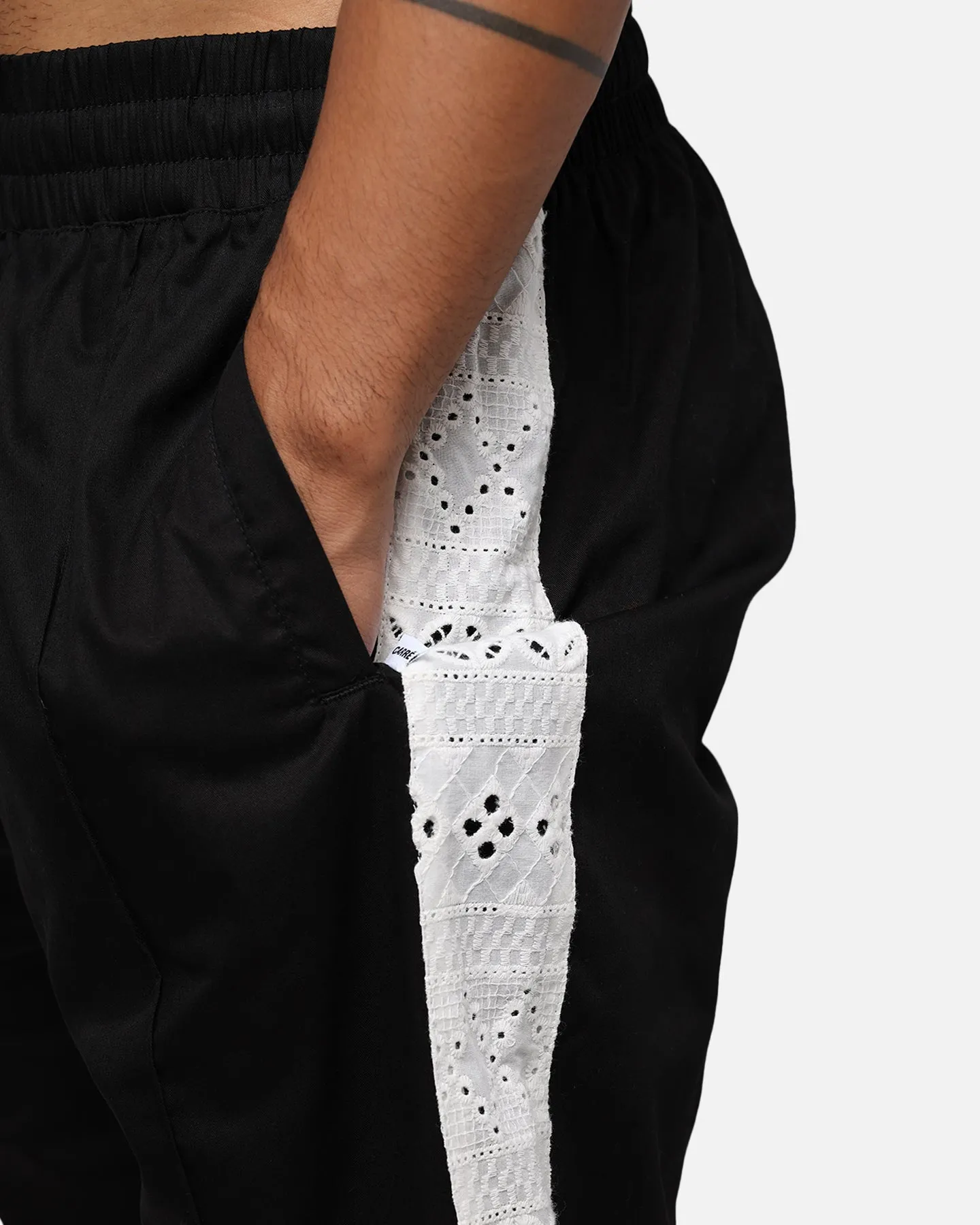 Carré Bandana Lace Pants Black