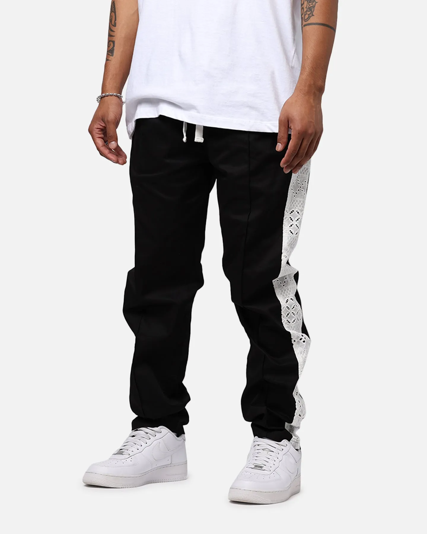 Carré Bandana Lace Pants Black