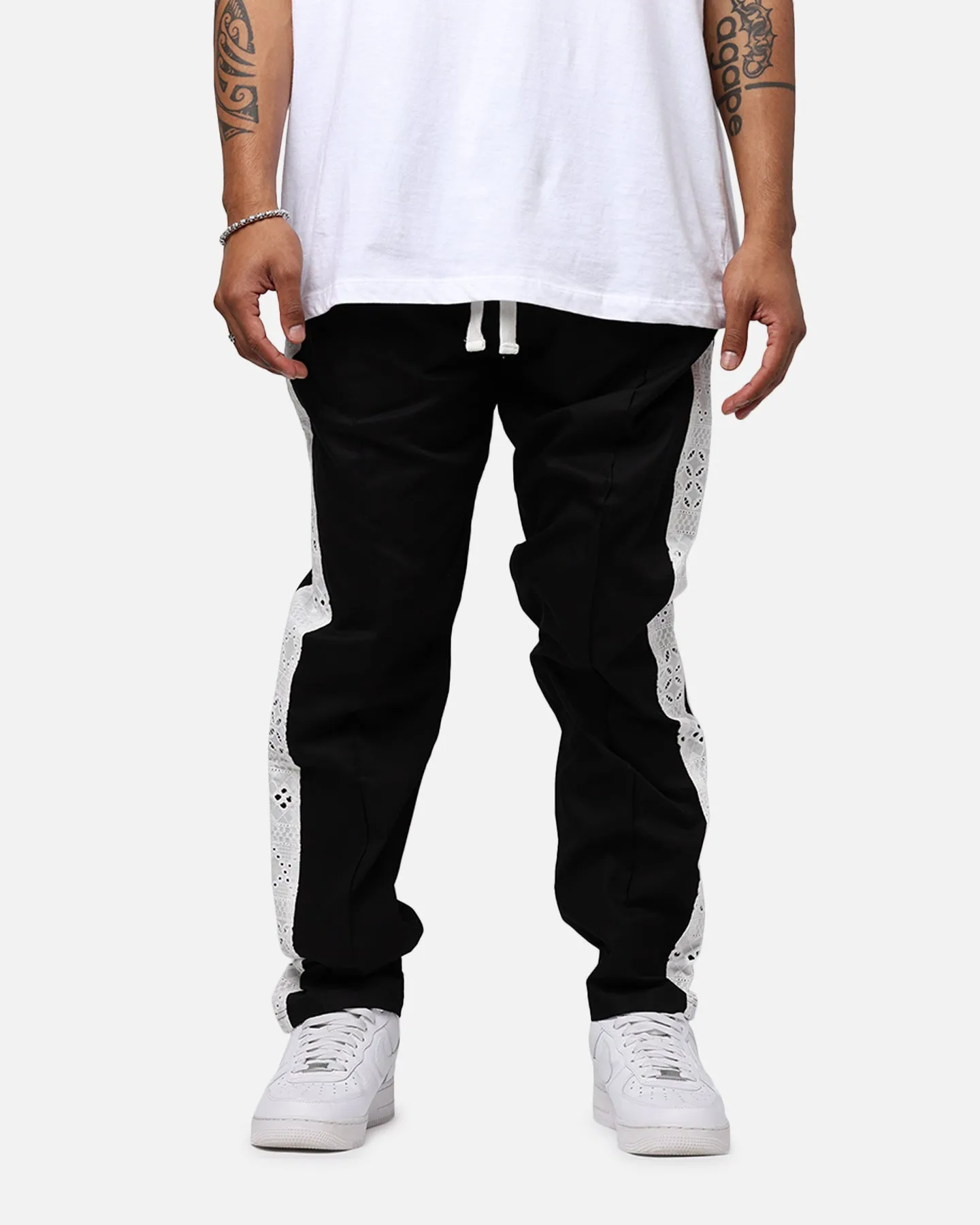 Carré Bandana Lace Pants Black