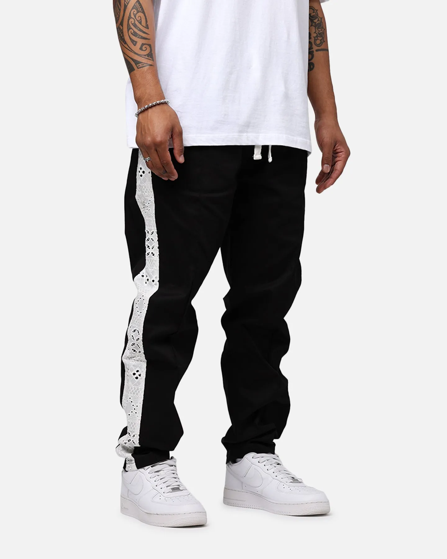 Carré Bandana Lace Pants Black