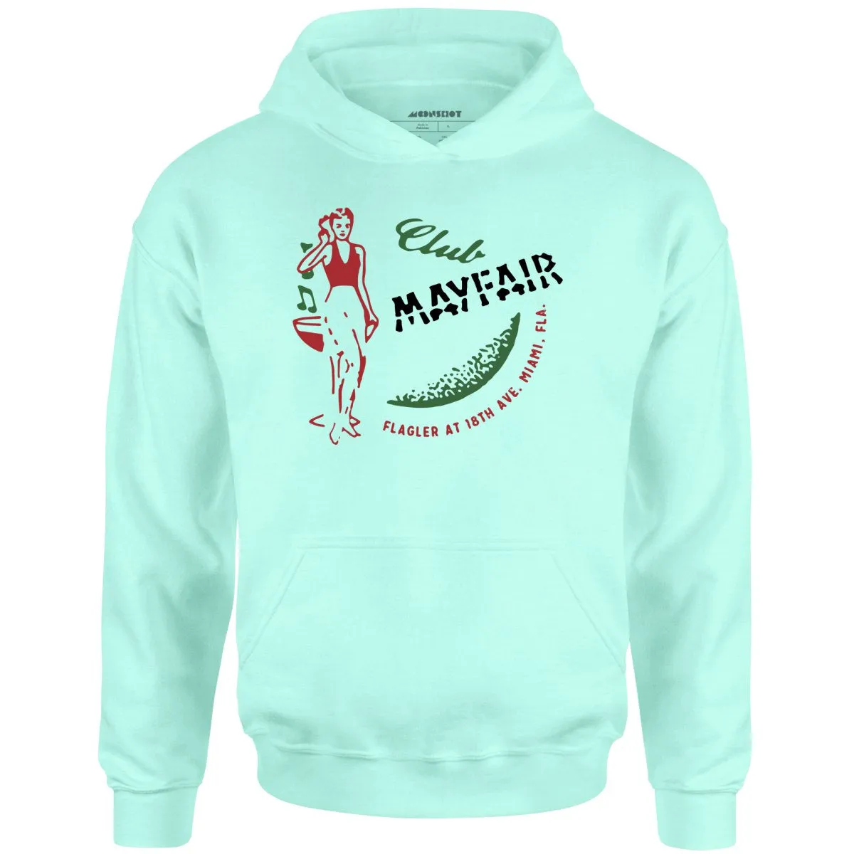 Club Mayfair - Miami, FL - Vintage Restaurant - Unisex Hoodie