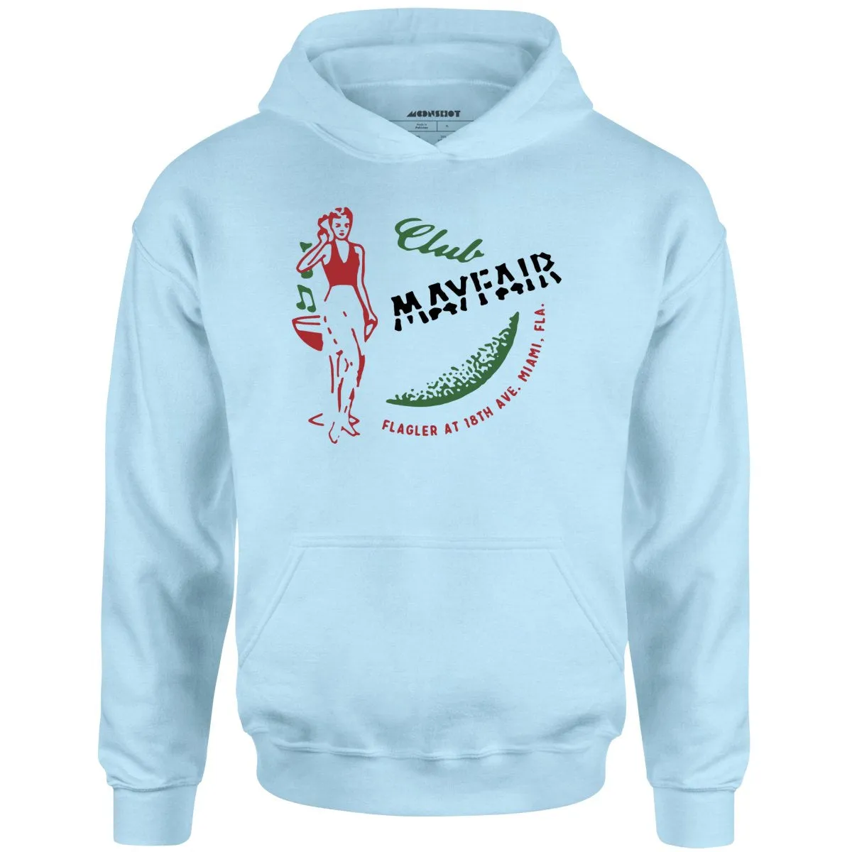 Club Mayfair - Miami, FL - Vintage Restaurant - Unisex Hoodie