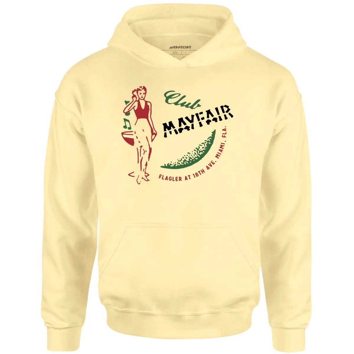 Club Mayfair - Miami, FL - Vintage Restaurant - Unisex Hoodie