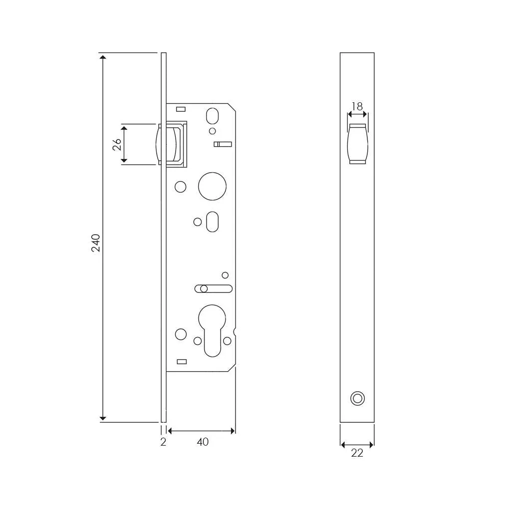 Concord XL 400mm Back to Back Double Door Pull Handle Pack - 8 Radius Cornered Hinges - Polished Gold Finish