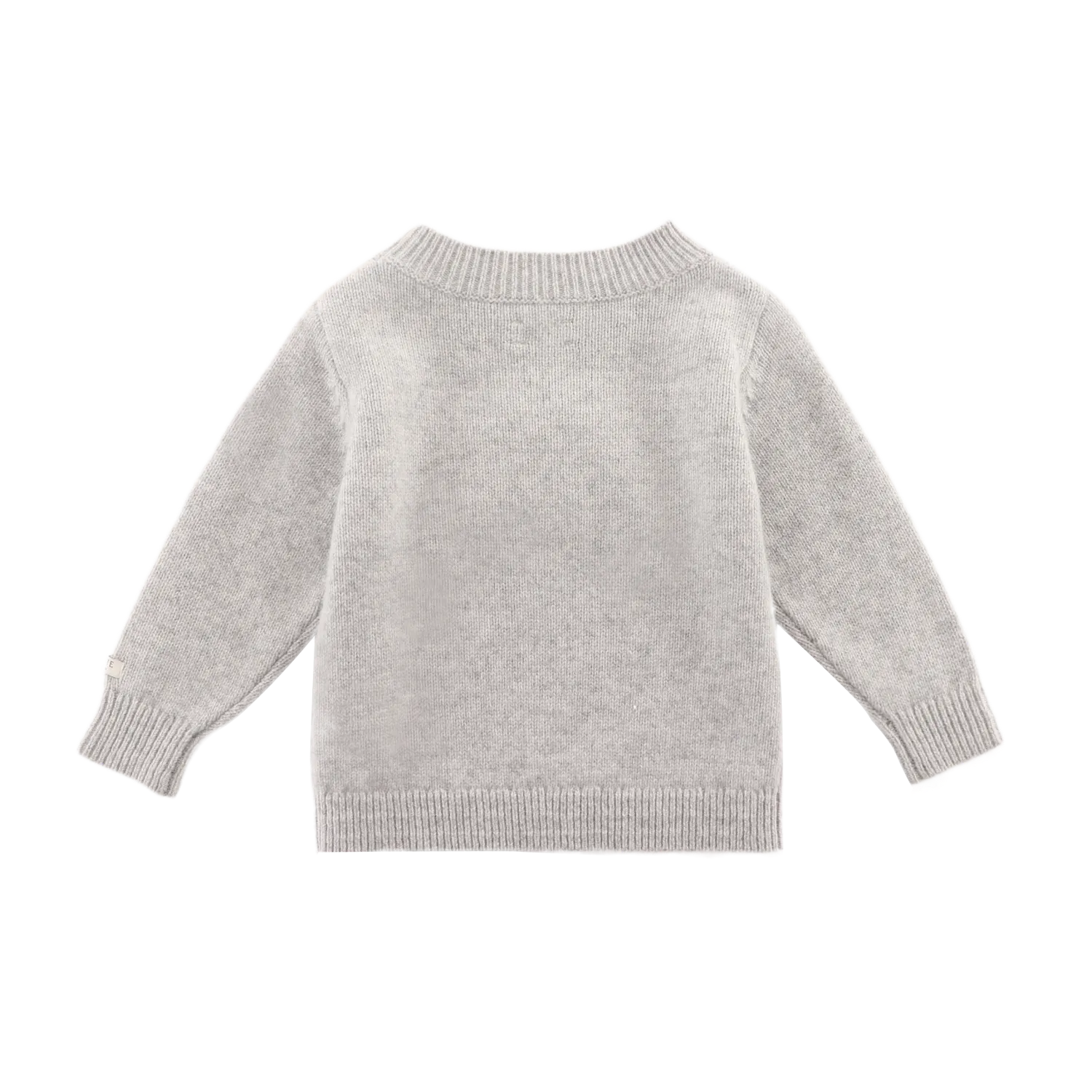 Denn Merino Wool Sweater | Lammy | Soft Grey Melange