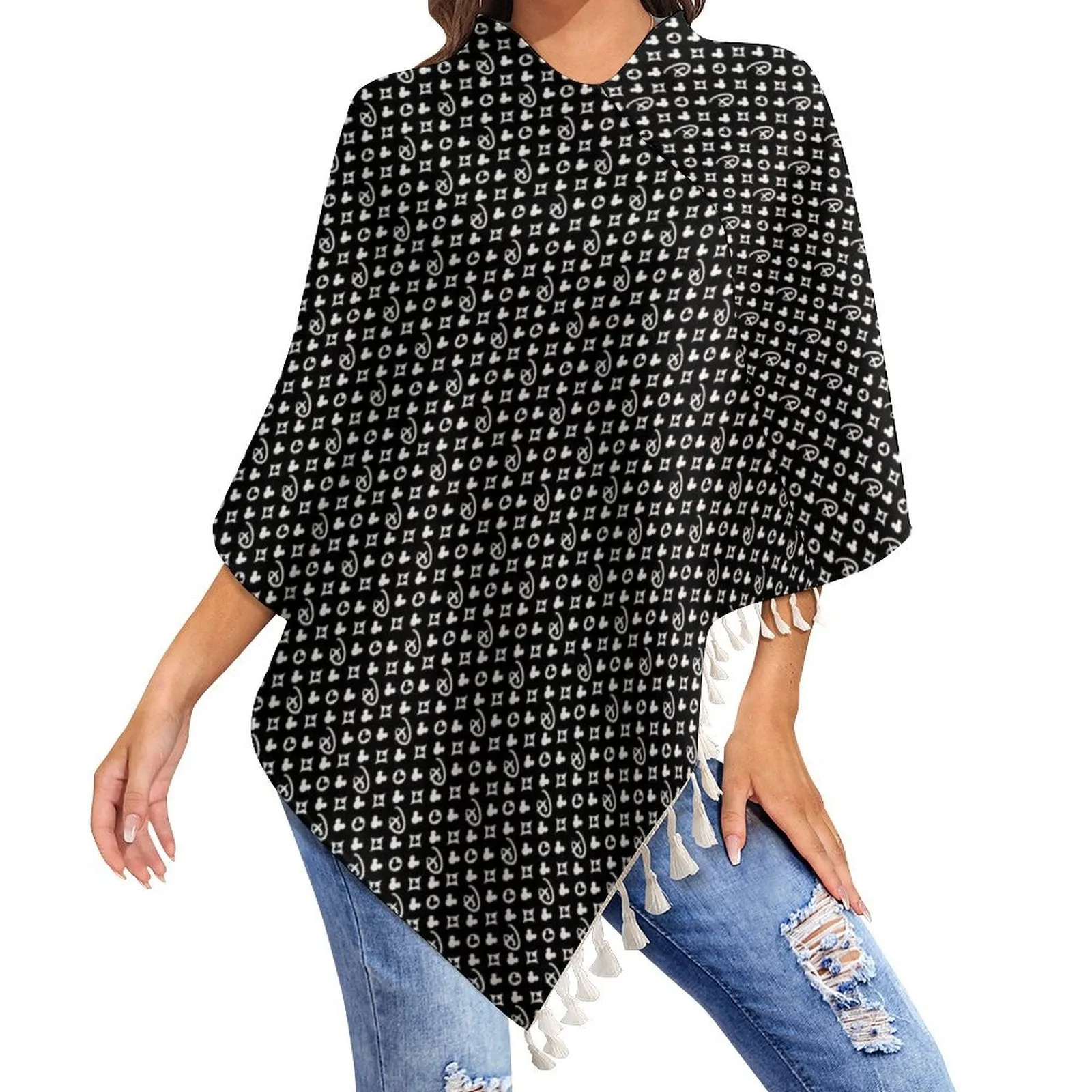 Designer Tassel Cape