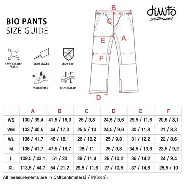 DIMITO BIO PANTS-WHITE [Imperfect Item]