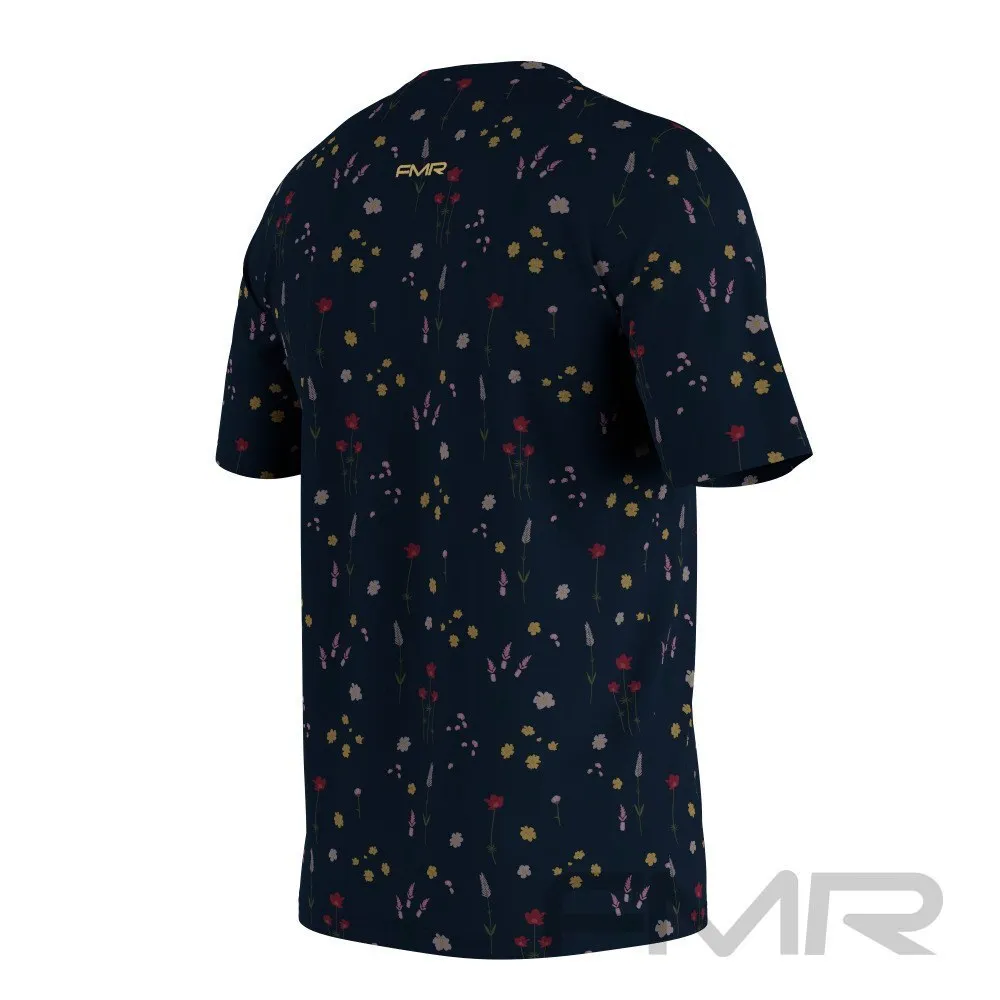 FMR Men's Floral Print Short Sleeve Shirt