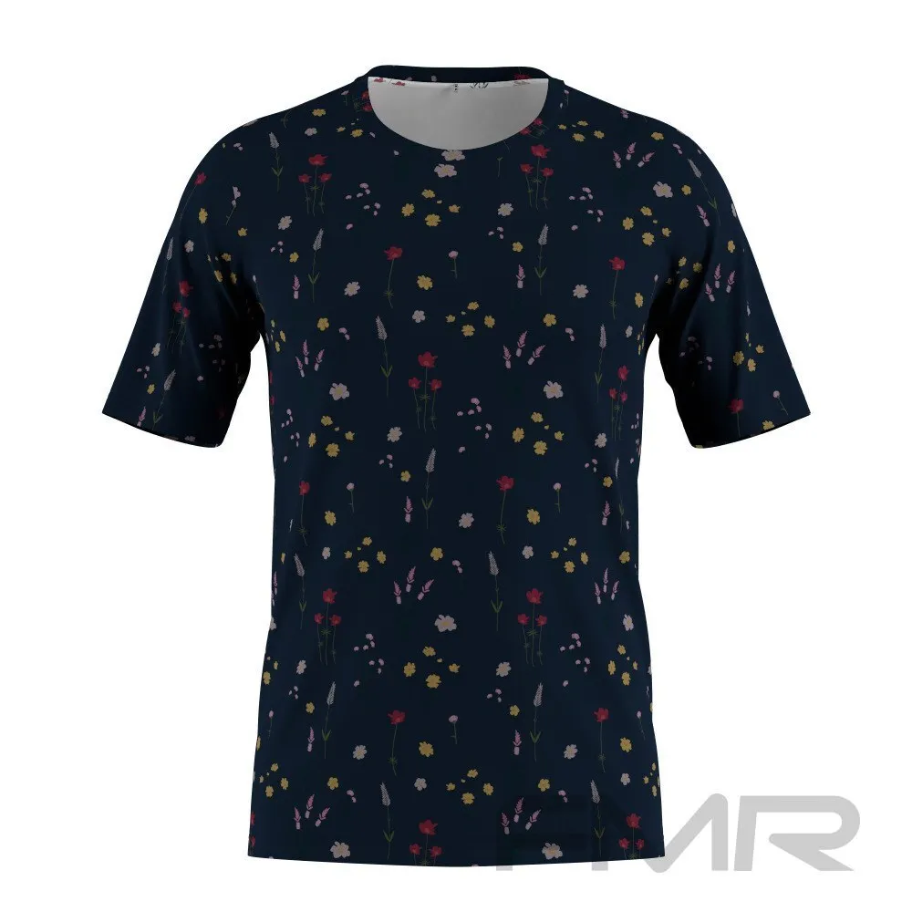 FMR Men's Floral Print Short Sleeve Shirt