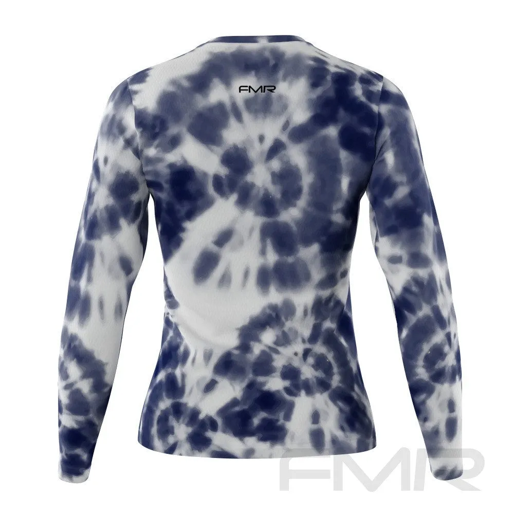 FMR Women's Shibori Tie-Dye Long Sleeve T-Shirt