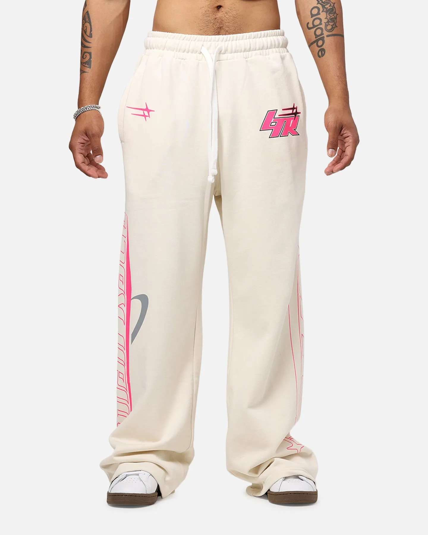 Loiter Runaway Trackpant Off White