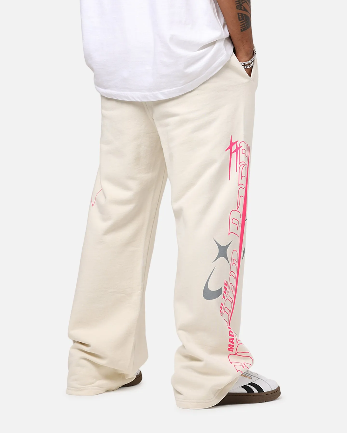 Loiter Runaway Trackpant Off White