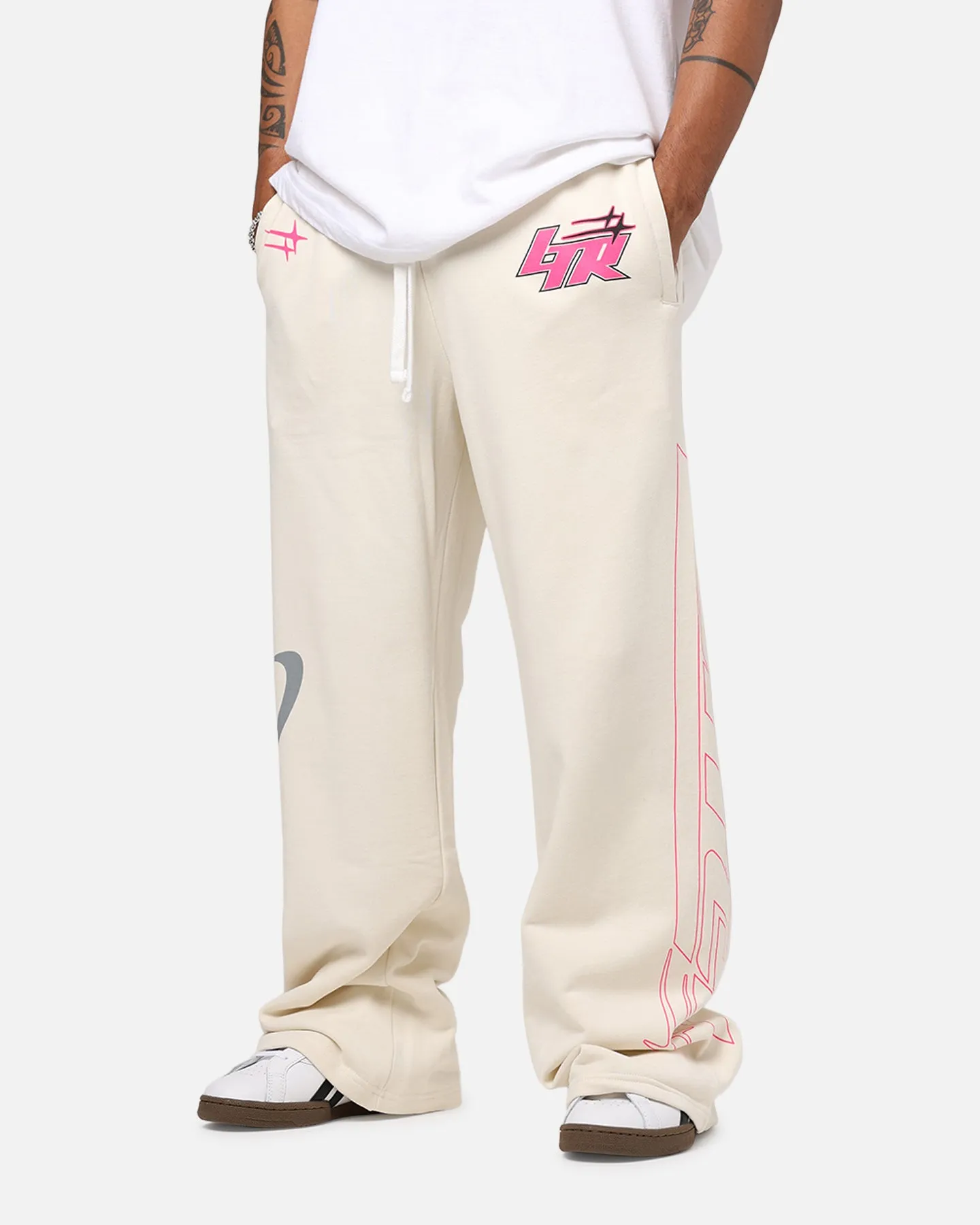 Loiter Runaway Trackpant Off White