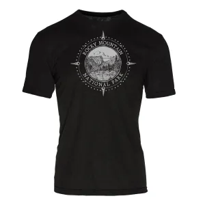 Minimalist Compass Rocky Mountain National Park REPREVE® Crew T-Shirt