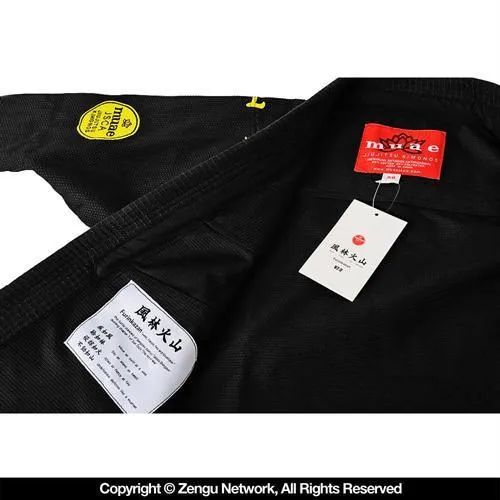 Muaewear Lightweight Black BJJ Gi