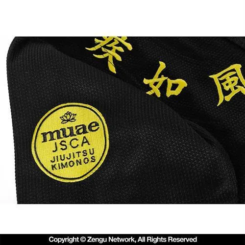 Muaewear Lightweight Black BJJ Gi