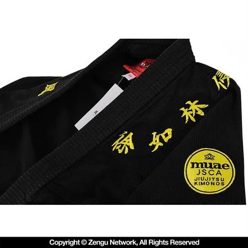 Muaewear Lightweight Black BJJ Gi