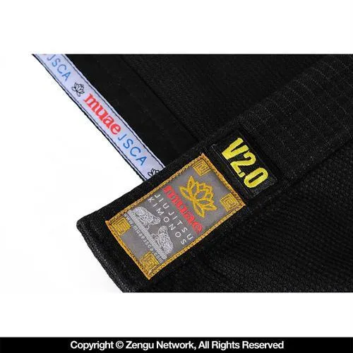 Muaewear Lightweight Black BJJ Gi