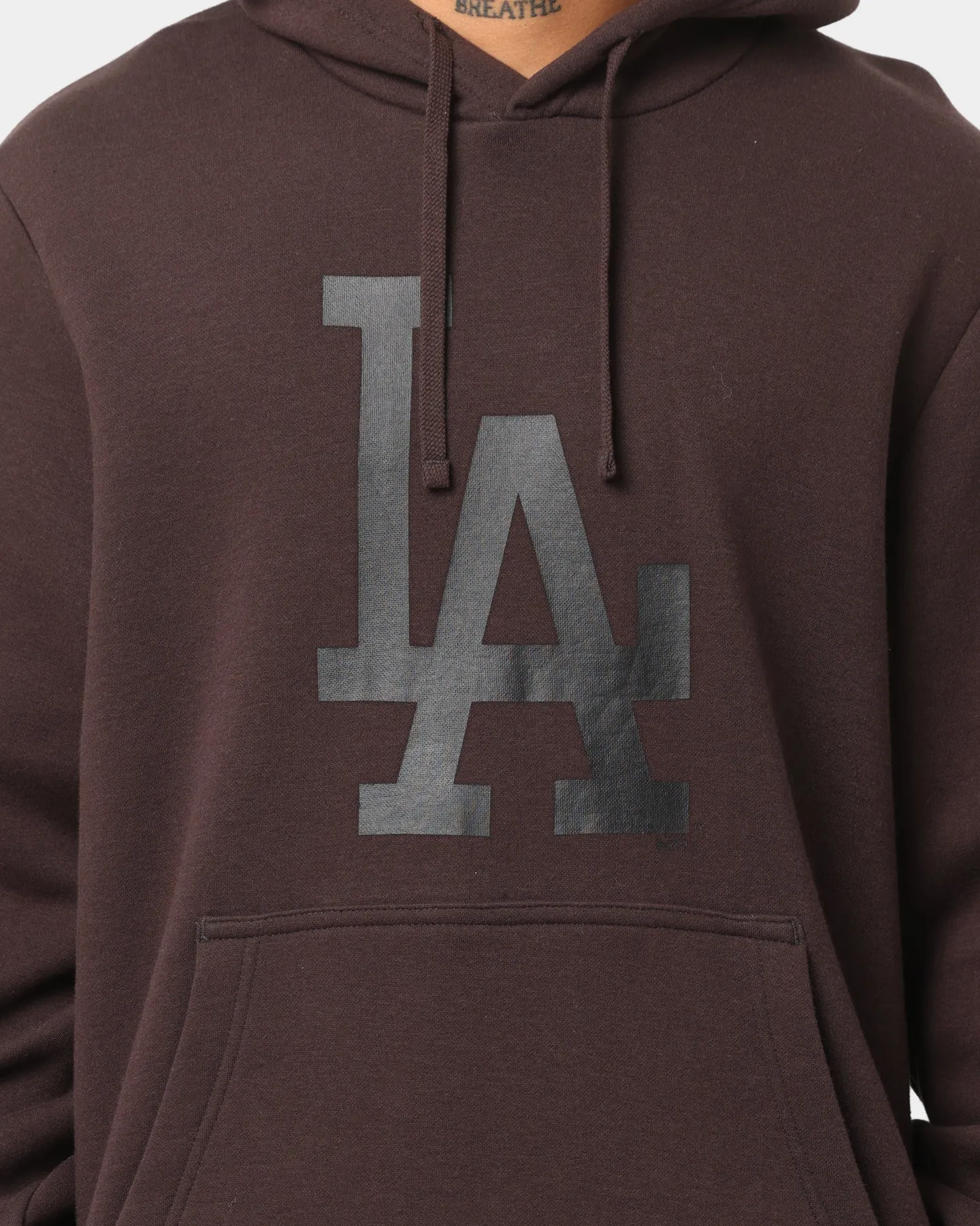 New Era Los Angeles Dodgers Hoodie Dark Brown