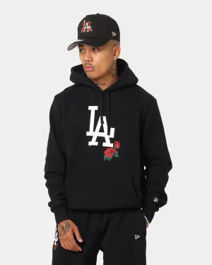 New Era Los Angeles Dodgers Large Rose Hoodie Black