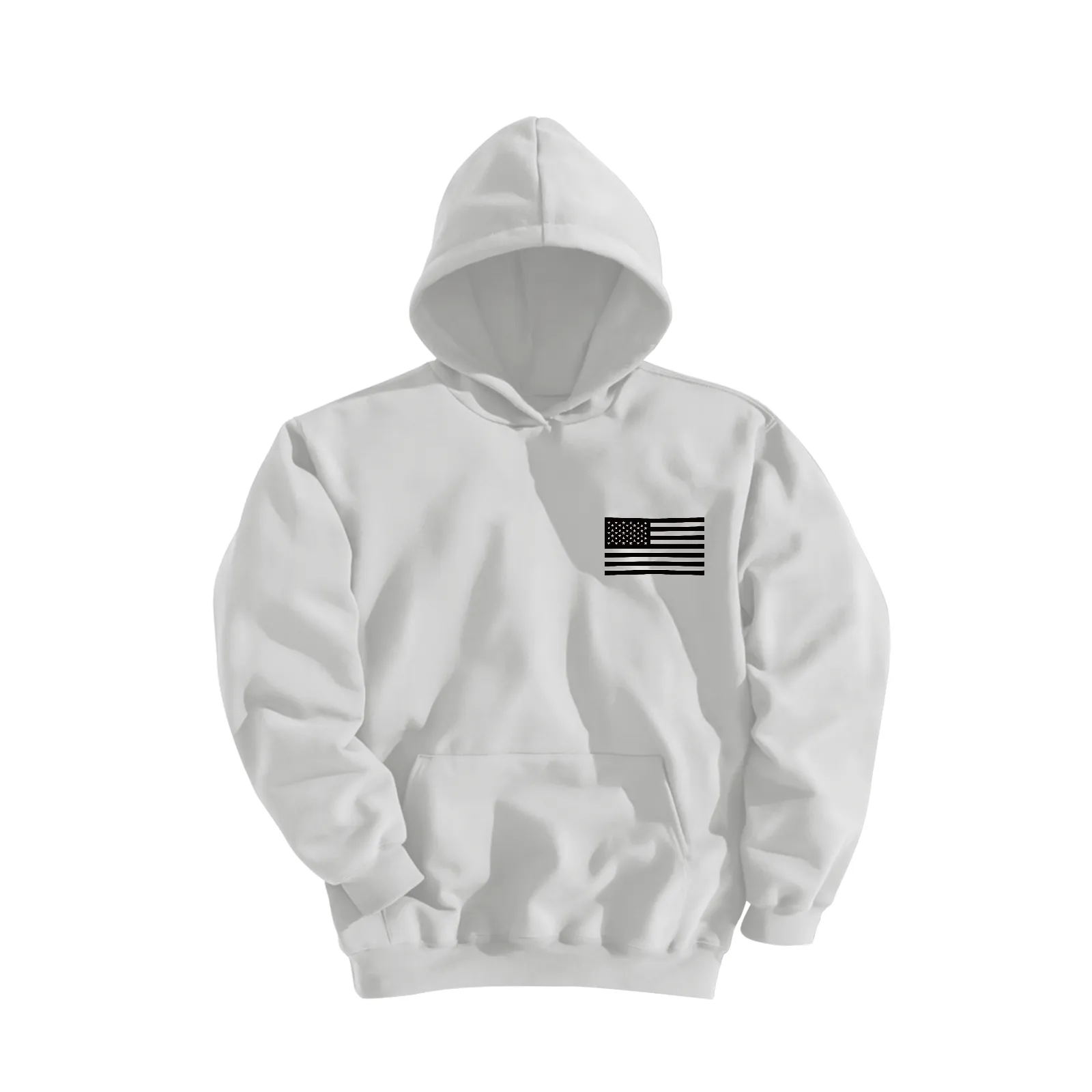 QUICK DRYING USA FLAG GRAPHIC POCKET HOODIE