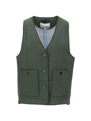 Quilted Boxy Vest