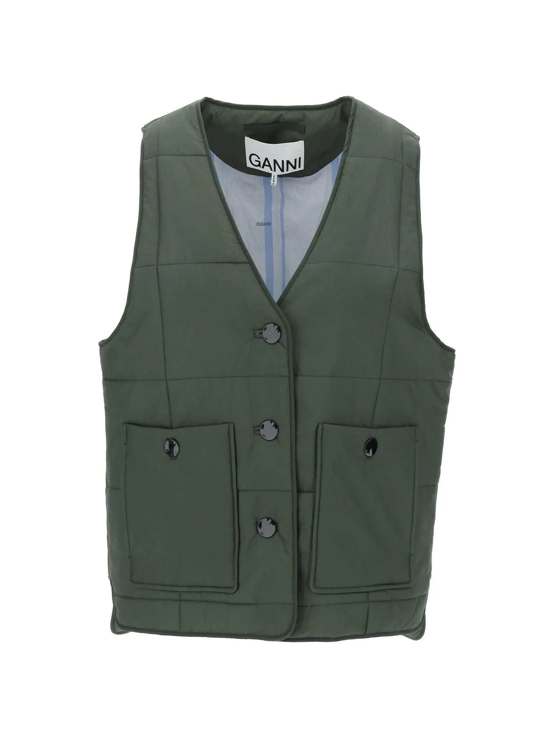 Quilted Boxy Vest