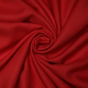 Red Plain Dyed Rayon Fabric (Wholesale)