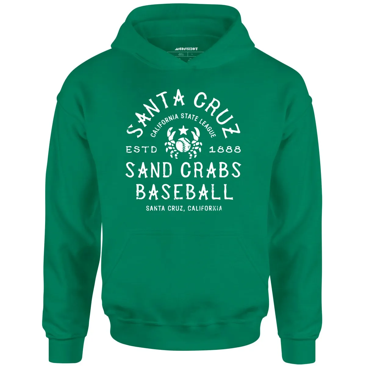 Santa Cruz Sand Crabs - California - Vintage Defunct Baseball Teams - Unisex Hoodie