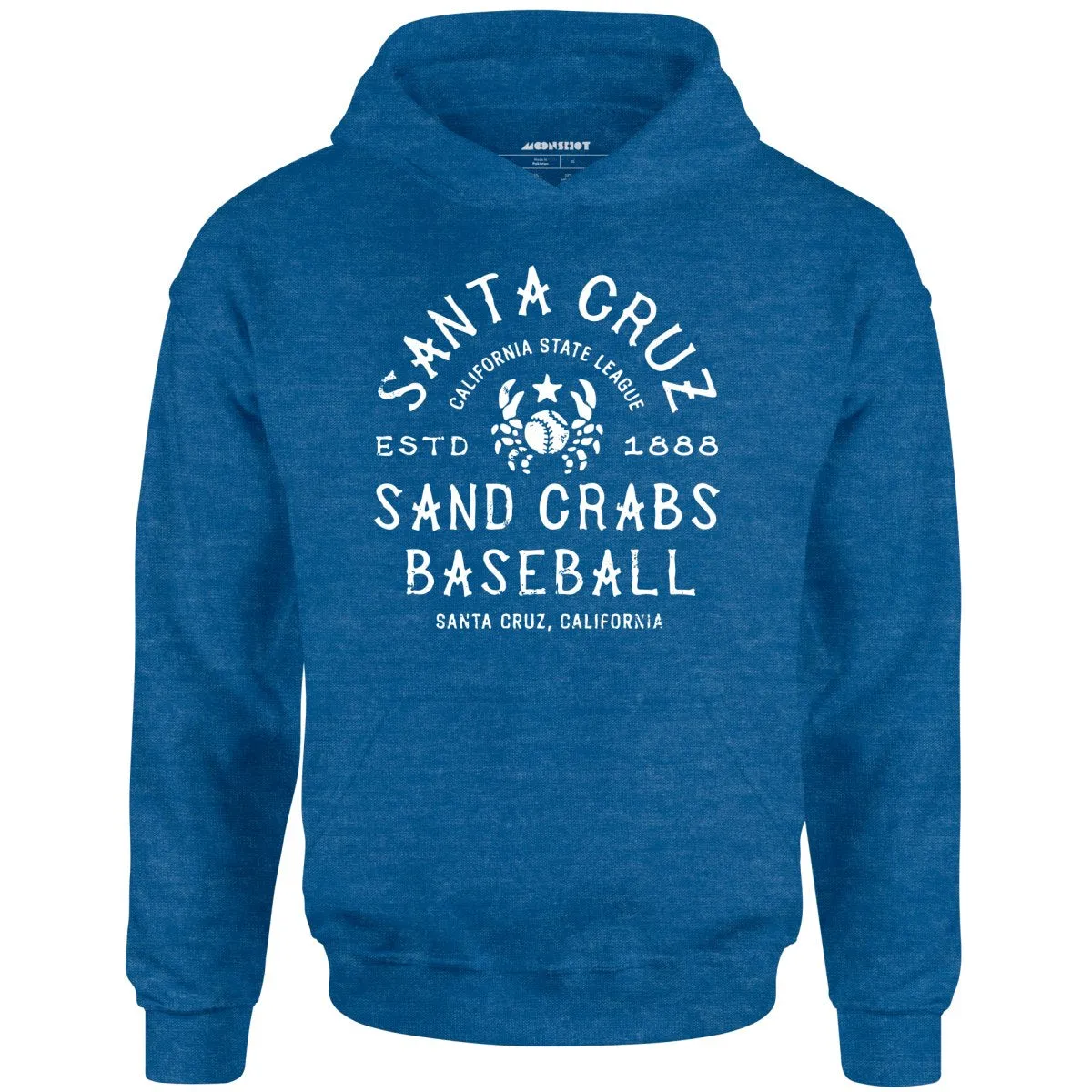 Santa Cruz Sand Crabs - California - Vintage Defunct Baseball Teams - Unisex Hoodie