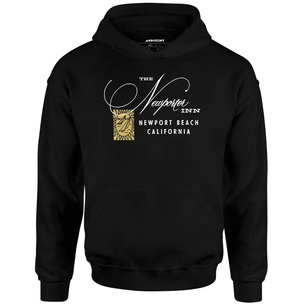 The Newporter Inn - Newport Beach, CA - Vintage Hotel - Unisex Hoodie