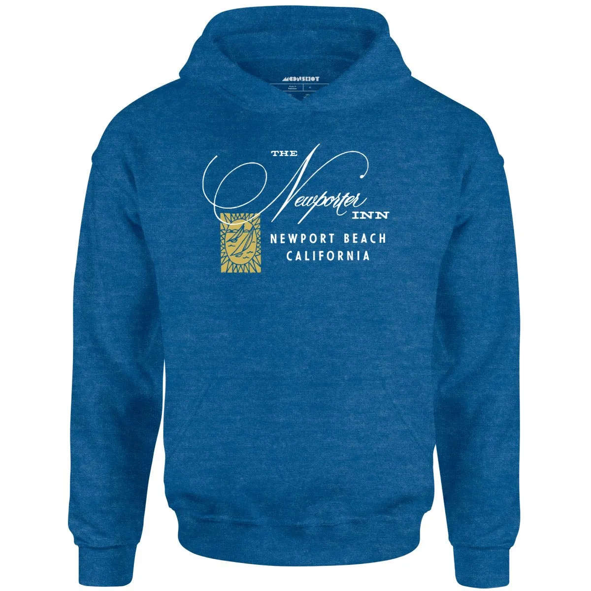 The Newporter Inn - Newport Beach, CA - Vintage Hotel - Unisex Hoodie